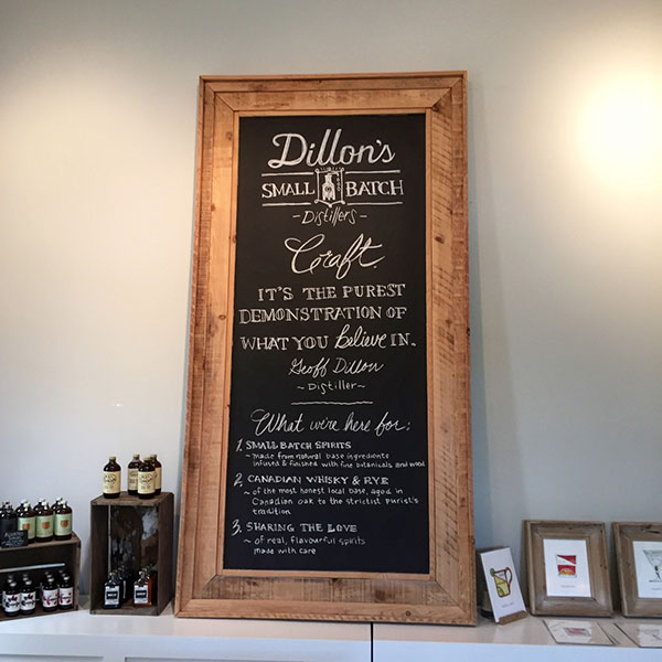 The Dillon's Small Batch Distiller's Mission