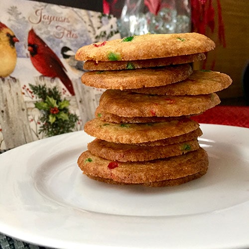 Fridge cookies - pile