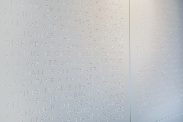 Fairmont The Queen Elizabeth - Give Peace a Chance Wall