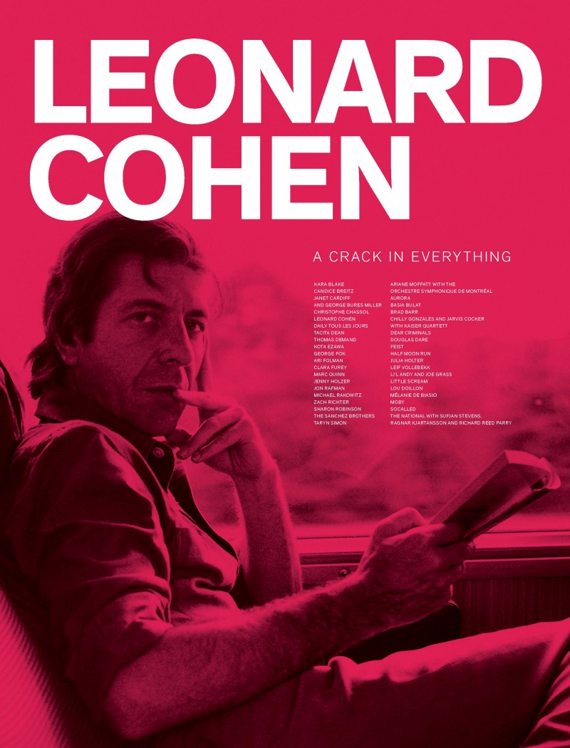 Leonard Cohen exhibit book cover