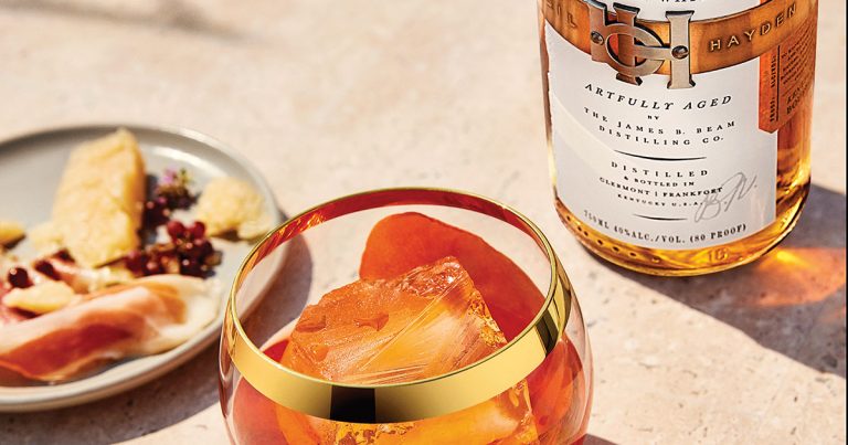 Golden Hour cocktail by Basil Hayden