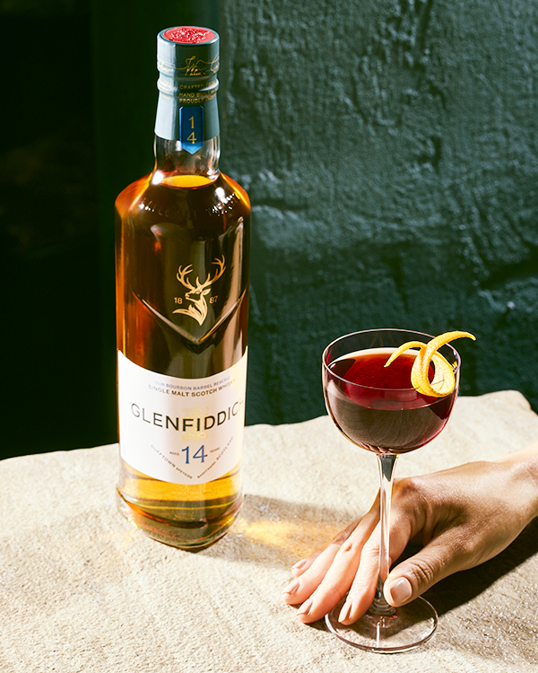 Le Scotch Manhattan avec le Glenfiddich 14 ans d'âge
