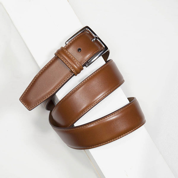 Anderson's brown leather belt