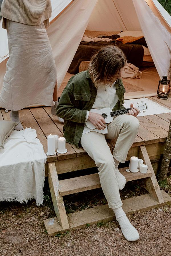 Glamping style - The Gentleman's Summer Style