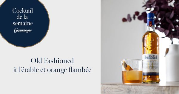 Cocktail-de-la-semaine---Old-Fashioned-à-l'érable-et-orange-flambée - Glenfiddich-14