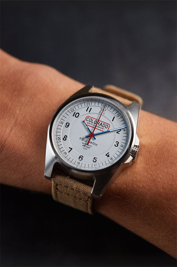 Field-Watch-Prototype----Steel-case- Colorado Watch Company