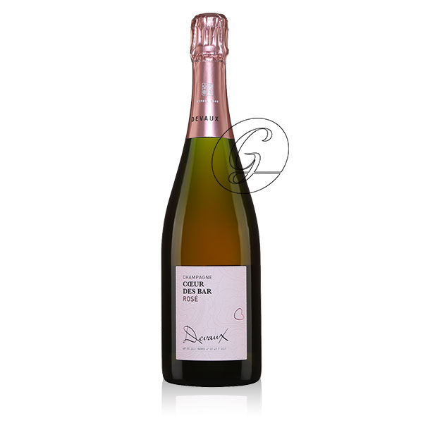 Devaux-Cœur-des-Bar-Cuvée-Rosée-Brut---Gentologie---Bouteille -Découvrez La Champagne, la Bourgogne et le Piedmont en 3 vins