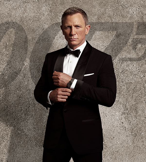 Daniel Craig in a Tom Ford tuxedoPhoto: OMEGA