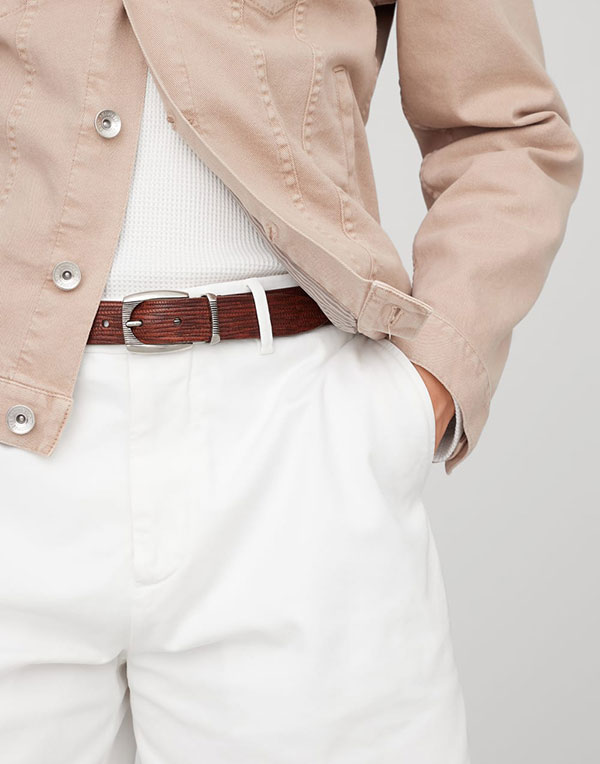 Brunello Cucinelli calfskin belt - The gentleman essential accessories in 2024