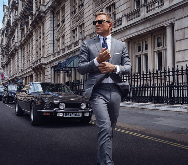 James Bond porte une cravate Tom Ford