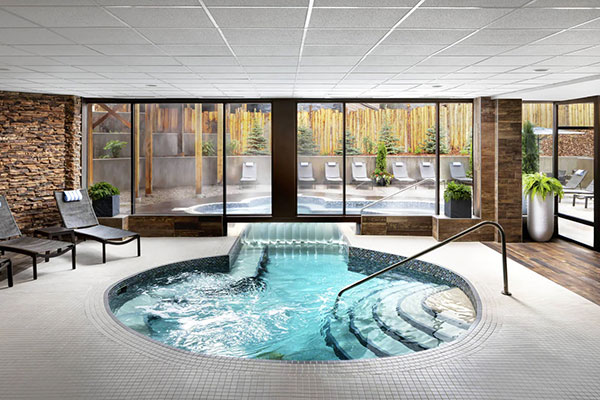 The jacuzzi in the fitness centrePhoto: Marriott