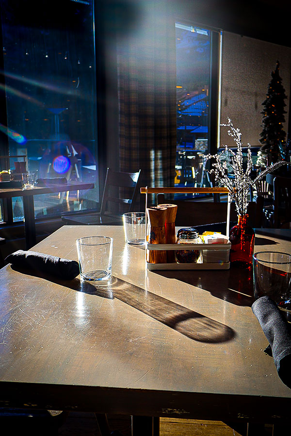 Afternoon sun at the Forte restaurantPhoto: Normand Boulanger | Gentologie