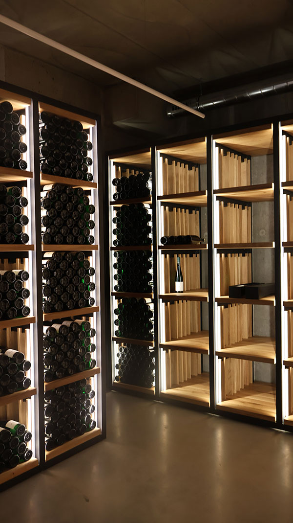 The wine cellars at GurdauNormand Boulanger | Gentologie