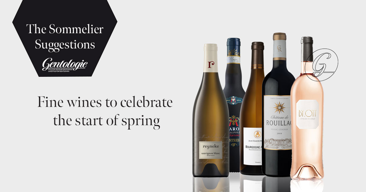 The Sommelier Suggestions - Fine wines to celebrate the start of spring - Gentologie - Claude Boileau