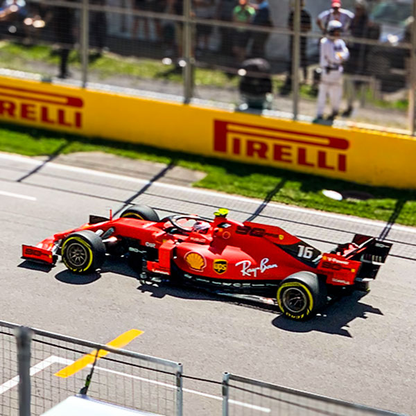 How to be gentleman during the Canadian Grand Prix - Charles Leclerc's Ferrari at Canadian Grand Prix Photo: Normand Boulanger | Gentologie