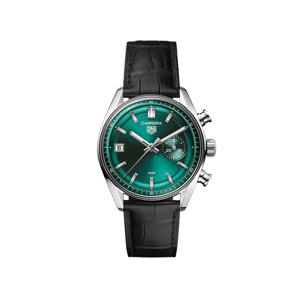 TAG Heuer Carrera Chronograph in Teal Green - Five watches to gift for Father's Day