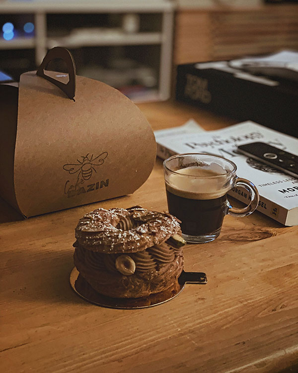 Un Paris-Brest Miniature du Café Bazin - Le Meilleur du Gentleman - Juillet 2024