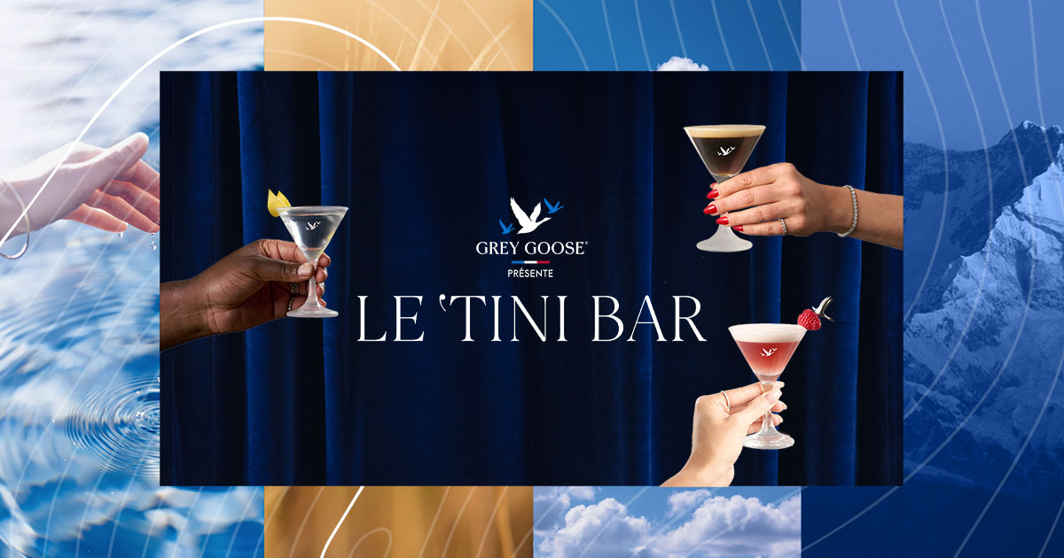 Le 'TINI Bar par Grey Goose