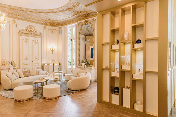 The Gold Salon of OMEGA House Paris