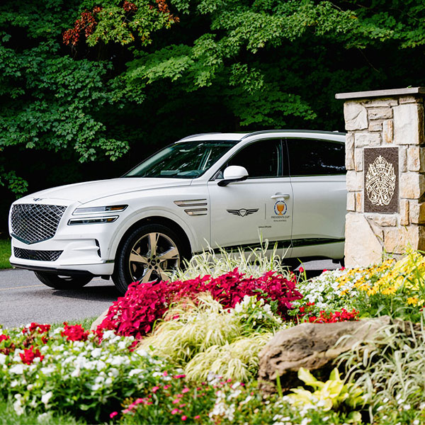 The Genesis GV80 at The Presidents Cup in Montréal