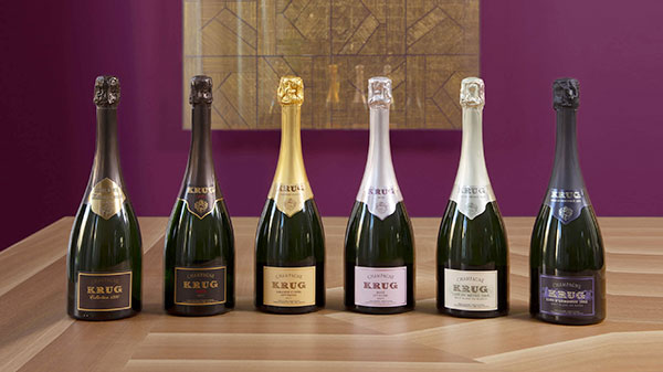 La gamme de champagnes KRUG