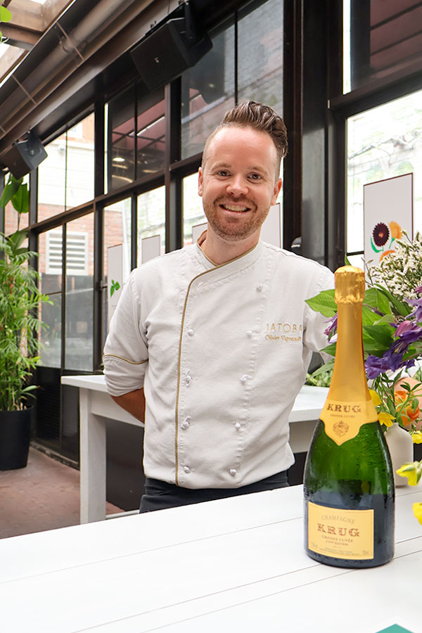 Olivier Vigneault, chef/owner of Jatoba, the KRUG Ambassade in Montréal