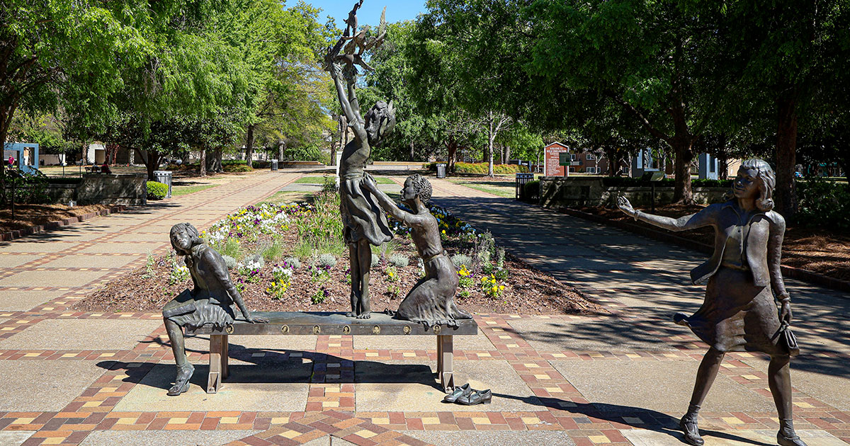 Elizabeth MacQueen’s “Four Spirits” Monument at Kelly Ingram Park, Birmingham, Alabama