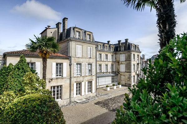 The historic house and headquarter of Rémy Martin in Cognac, France