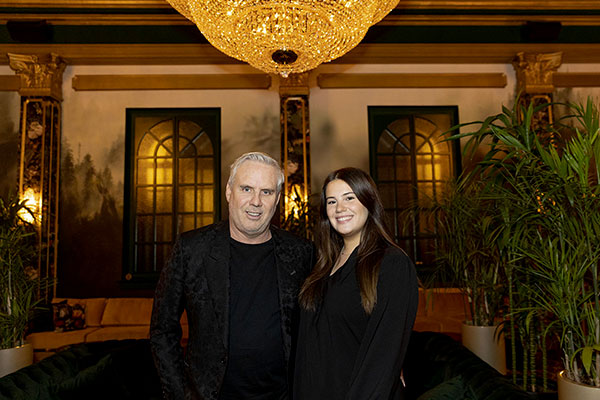 Denis Lefebvre, owner of Club St-Denis, and his daughter Alex-Ann Lefebvre, General Manager.