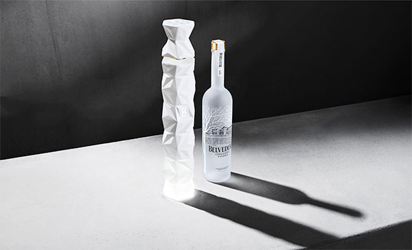 Les bouteilles de Belvedere 10 et Belvedere Vodka