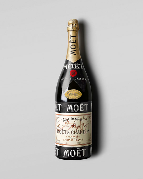La bouteille de Moët & Chandon du Grand Prix de Formule 1 du Brésil en 1991