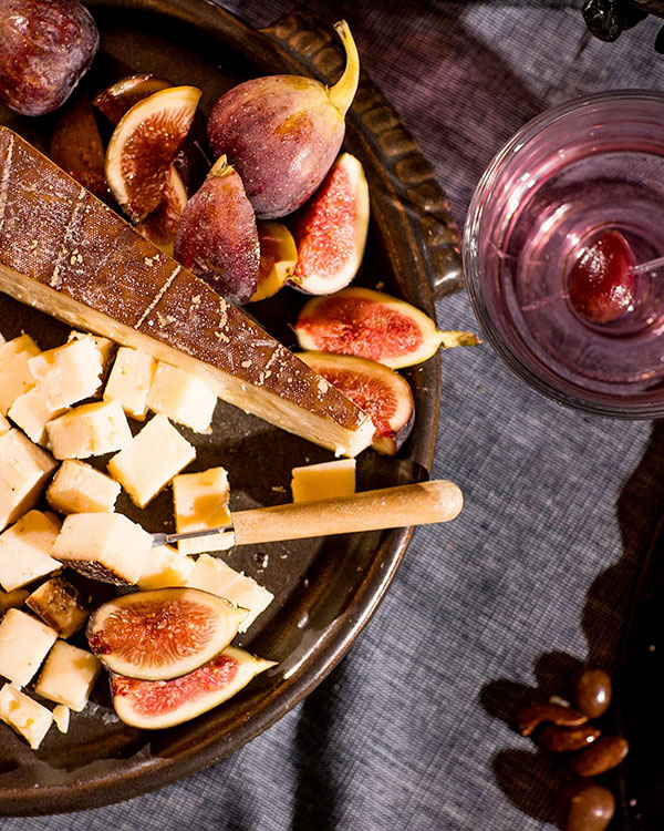 Le BellaVitano Balsamic se marie très bien avec les figues.