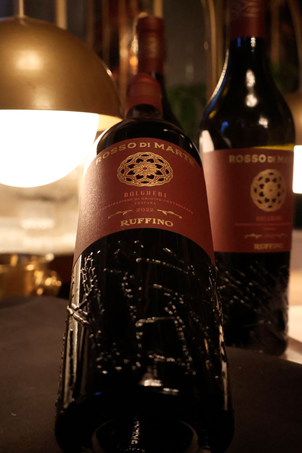 Le Bolgheri Rosso DOC de Rosso di Marte, propriété de Ruffino