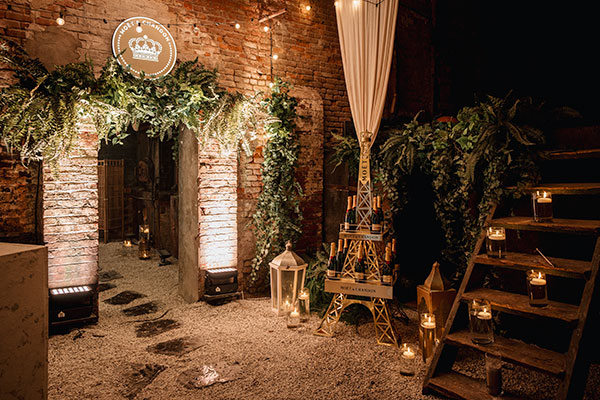 L'entrée Moët & Chandon au Bazart