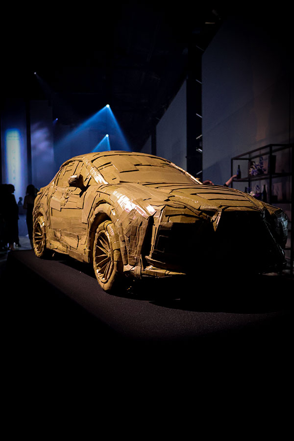 Un véhicule Lexus fait par Laurence Vallières