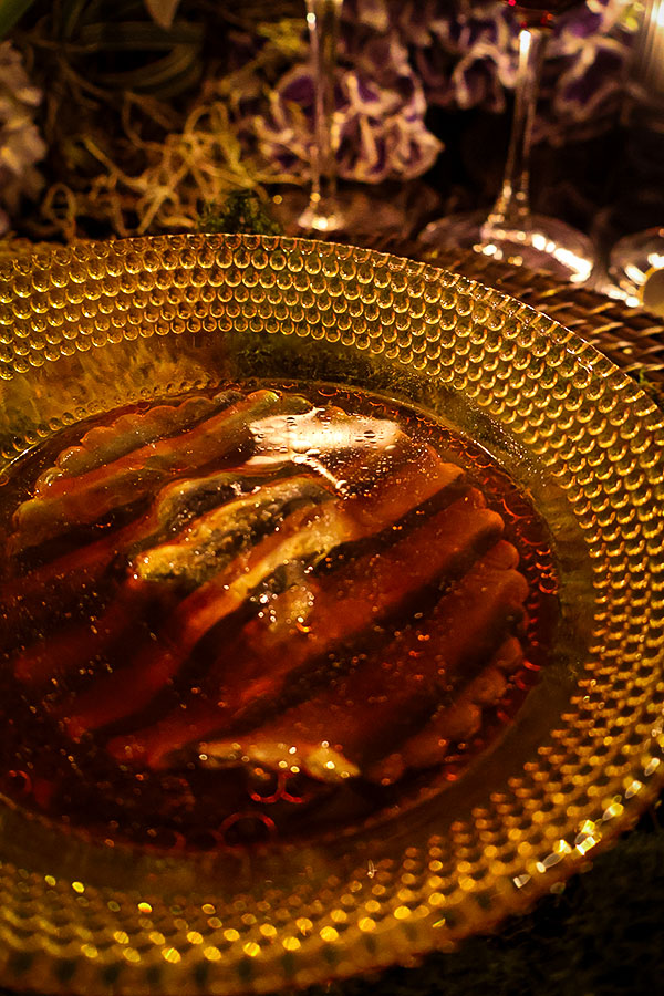 Shimamoku Raviolo by Chef Jérémie Falissard at the Takumi Keiken Evening by Lexus
