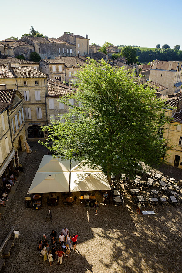 Croisière vinicole dans les grandes régions de France avec CroisiEurope - Des vignobles au loin à Saint-Émilion