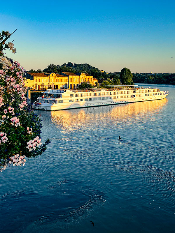 Wine Cruise across France’s Renowned Vineyards - CroisiEurope's MS Cyrano de Bergerac in Libourne in the morning