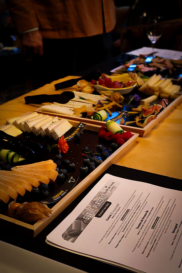 The cheese platter from Fromagerie Anne et Frères Cheese Shop