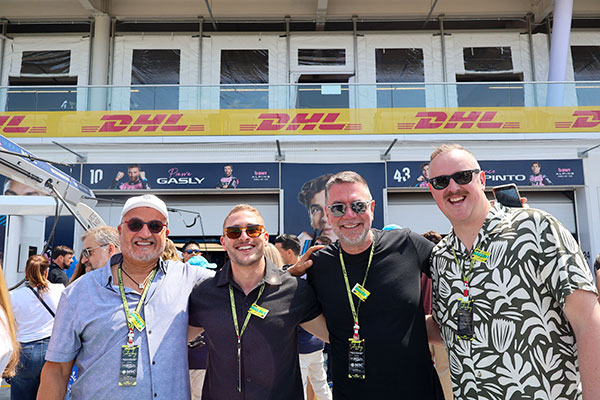 F1 Paddock Club in BWT Alpine F1 VIP box with MSC Cruises at the Canadian Grand Prix - Members of MSC Cruises team and travel advisors