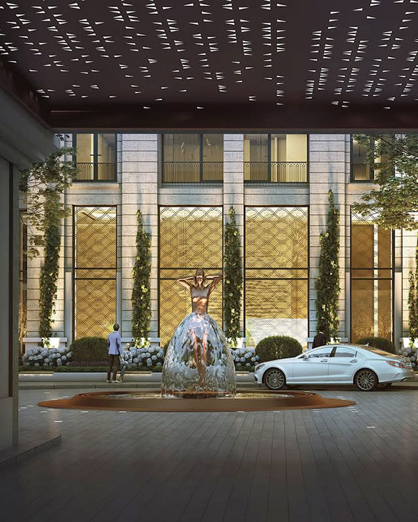 La magnifique sculpture en bronze