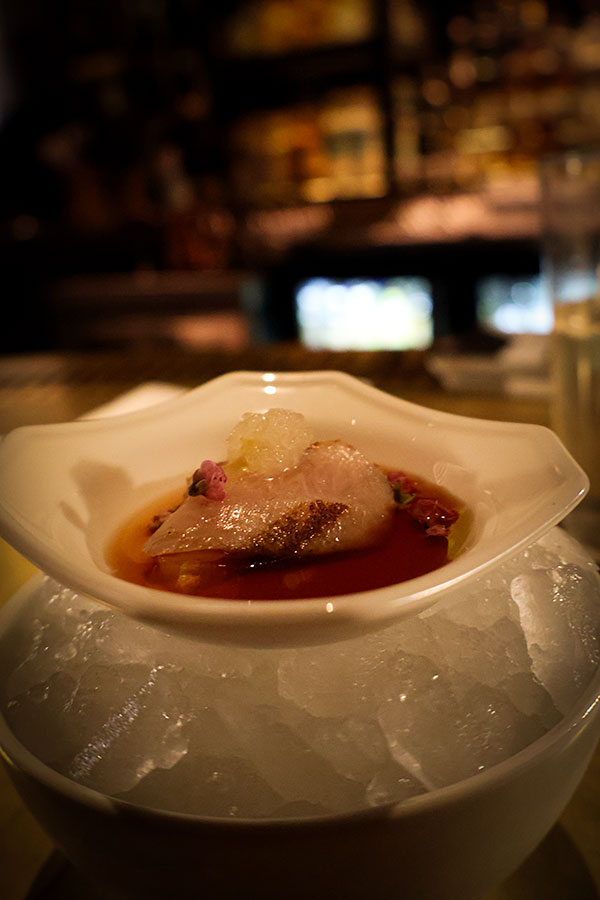 Collier d'hamachi au Marcus