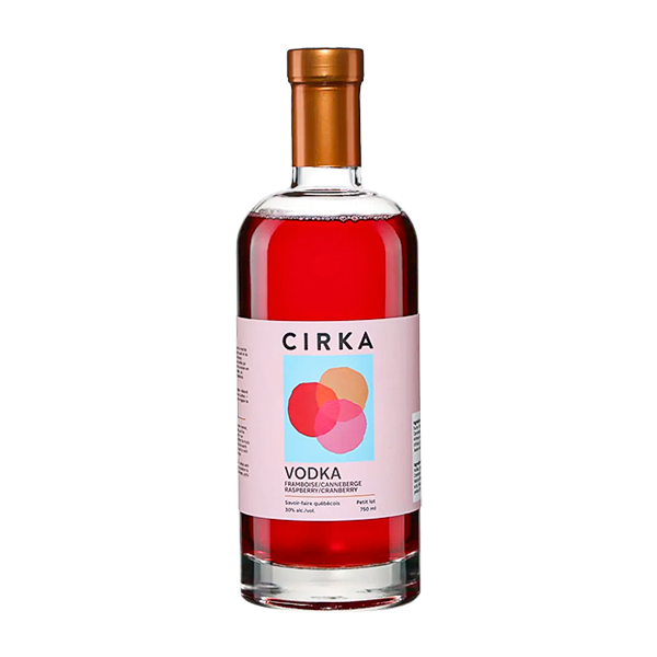 Raspberry Cranberry Vodka from Cirka Distillery