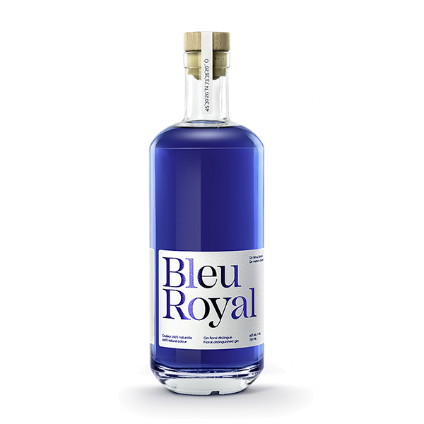 Gin Bleu Royal par la Distillerie Blue Pearl