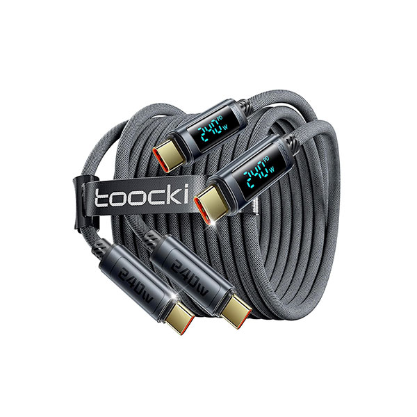 Câbles Toocki USB-C 240w avec écran DEL