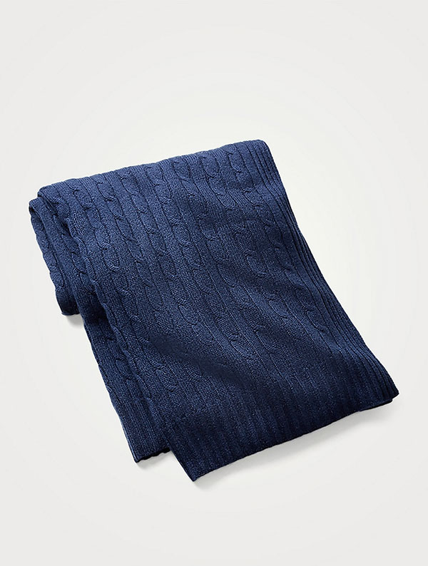 Couverture Ralph Lauren en cachemire