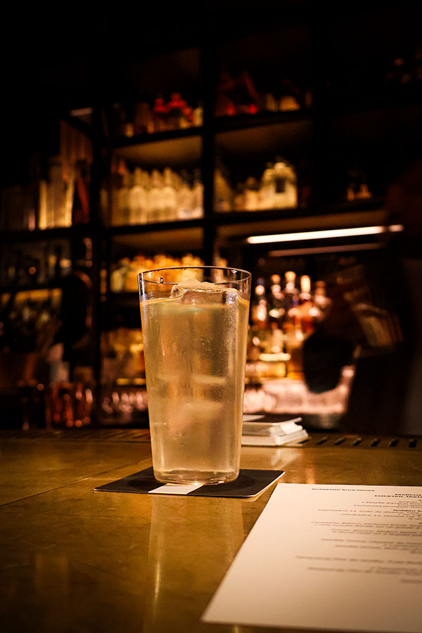 New cocktail experience at Marc Night Bar at Four Seasons Hotel Montréal - Golden Square Mile Highball Cocktail