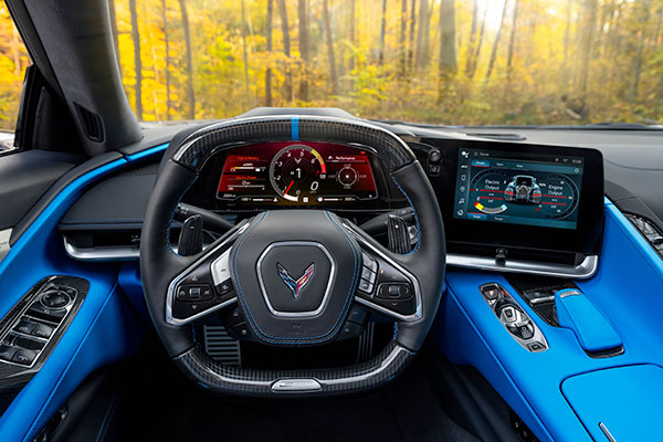 2025 Corvette E-Ray - Centre console