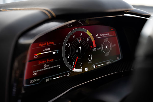 2025 Corvette E-Ray - Speedometer