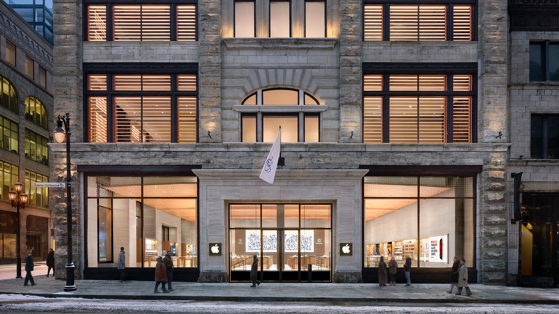 The New Apple Store Sainte-Catherine in Montréal